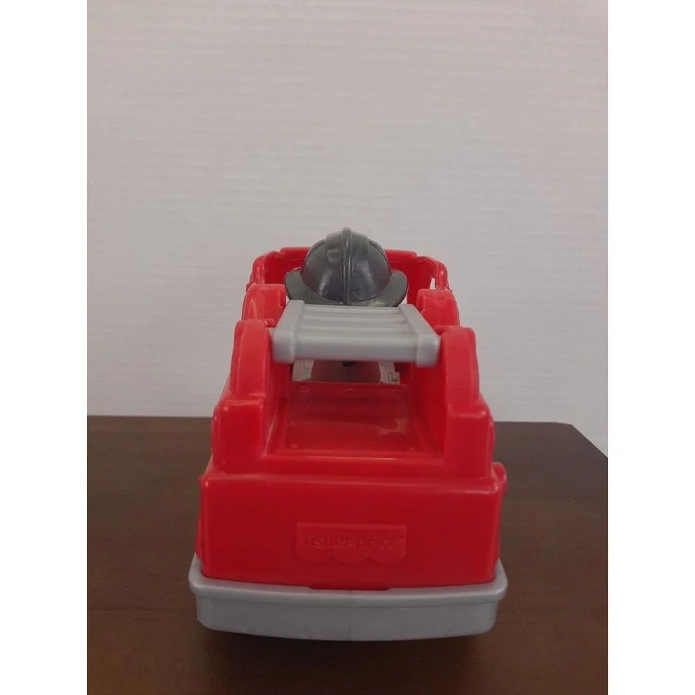 Little People To The Rescue Fire Truck Push Along Vehicle & Firefighter Figure